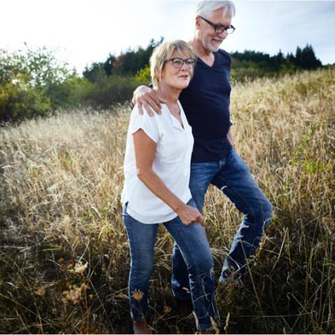 Couple In Field